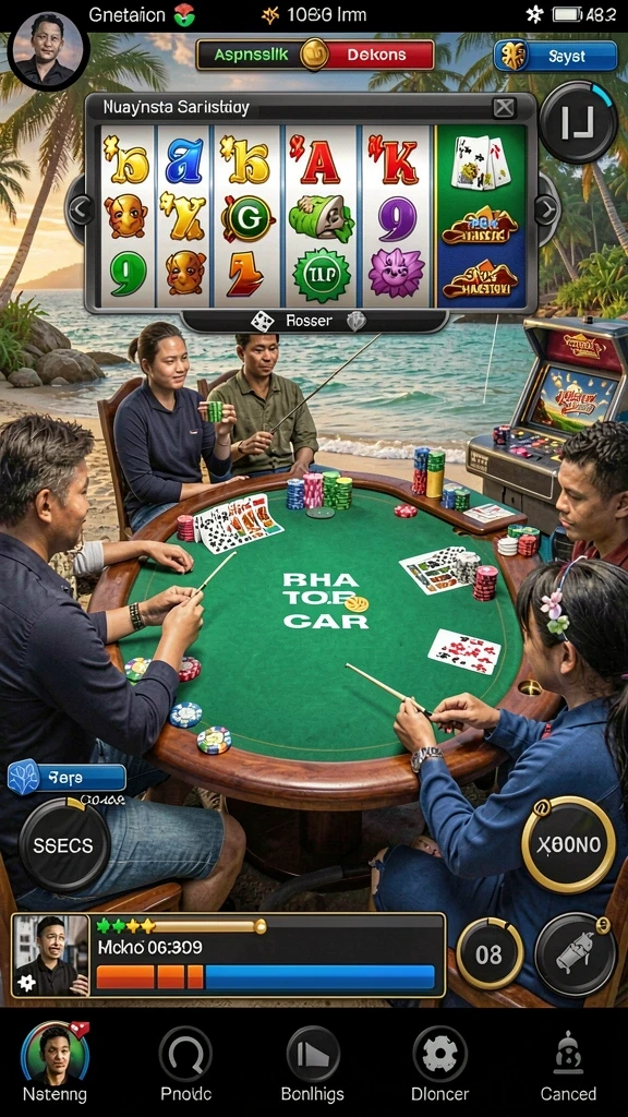 hot985 - Gambar ketiga memperlihatkan interaksi pemain dalam mode multiplayer.
