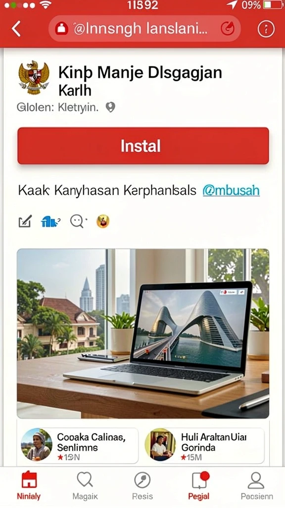 ind777 - Fitur sosial untuk interaksi antar pemain.