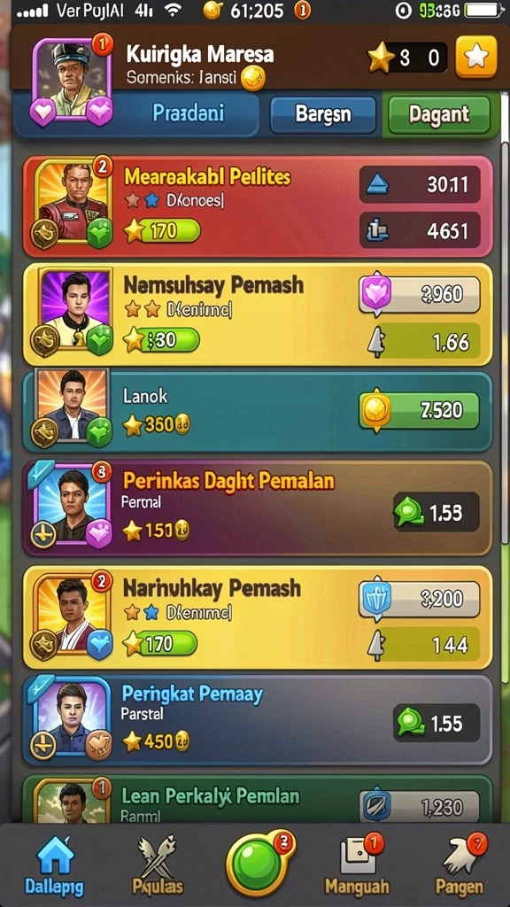 sritoto - Tampilan antarmuka pengguna yang menarik dan intuitif.